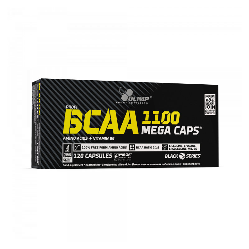 BCAA MEGA CAPS, 120 CAPSULES